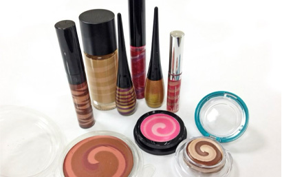 Examples of hot poured cosmetics.